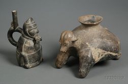 Two Pre-Columbian Pottery Vessels
